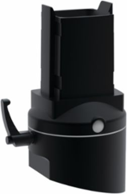 Syspend 281-Max Angle Coupling Tilted Back, 8.15x4.33x4.33, Black, Aluminum