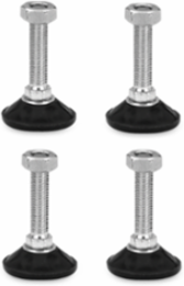 Syspend 281-MAX Adjustable Feet, 60x40x40, Unpainted, Aluminum