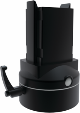 Syspend 281-Max Flange Coupling, 4.33x4.33x6.65, Black, Aluminum