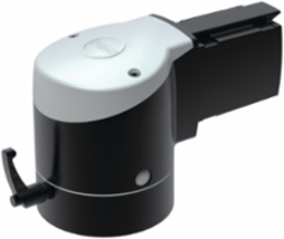 Syspend 281-Max Flange Elbow Coupling, 8.43x4.33x5.47, Black, Aluminum