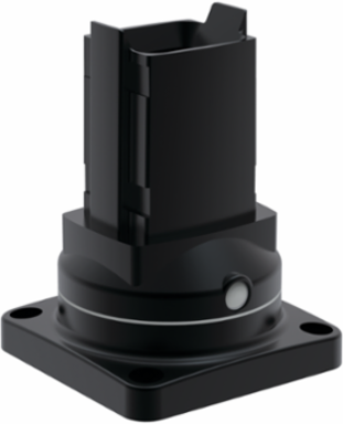 Syspend 281-Max Rotary Base, 5.00x5.00x6.69, Black, Aluminum