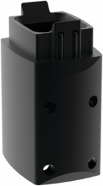 Syspend 281-Max Tube Adapter, 4.02x2.83x5.51, Black, Aluminum