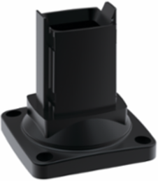 Syspend 281-Max Wall Flange, 5.12x5.12x5.59, Black, Aluminum