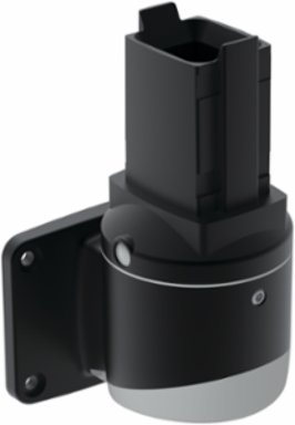 Syspend 281-Max Vertical Wall Joint, 9.61x6.18x5.35, Black, Aluminum