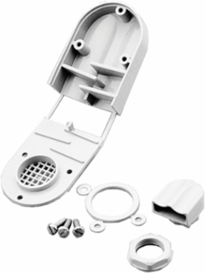 Non-Metallic Drain Vent, Smooth Matte, Light Gray, Plastic, SEDV