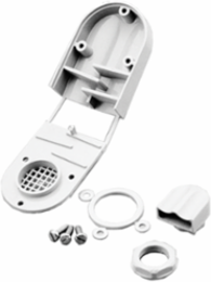 Non-Metallic Drain Vent, Smooth Matte, Light Gray, Plastic, SEDV