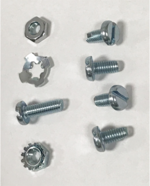 Replacement Grounding Kit, Small, Plated, Steel