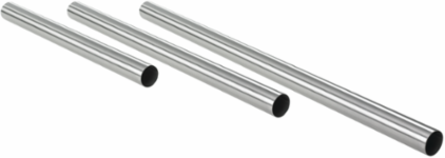 Syspend Sanitary HMI Straight Tube 250mm, 10x3x3, Brushed, SS304