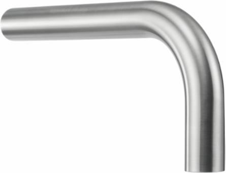 Syspend Sanitary HMI L-Shaped Tube, 500x500mm, Brushed, SS304