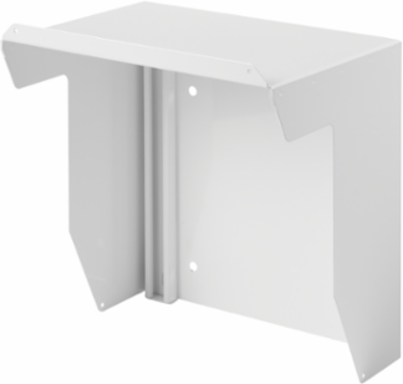 Wall-Mount Solar Shield, Type 4 and 12, 28.00x28.00x15.75, White, Galvanized