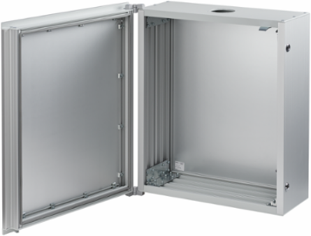 Syspend Aluminum HMI Enclosure Type 12, 600x500x266, Lt Gray, Aluminum