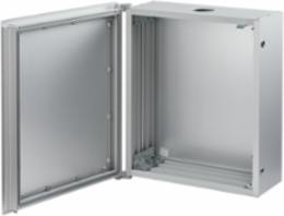 Syspend Aluminum HMI Enclosure Type 12, 600x500x266, Lt Gray, Aluminum