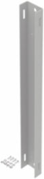 Fiber Optic Cabinet Pole-Mount Kit 22U, Aluminum, Light Gray, 13.5 lb