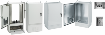 FTTX Fiber Optic Cabinet, 30 Inch x 30 Inch x 20 Inch, Aluminum, IP66, NEMA 4X