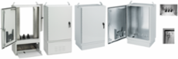 FTTX Fiber Optic Cabinet, 50x30x44 Inch, Aluminum, NEMA Type 4X
