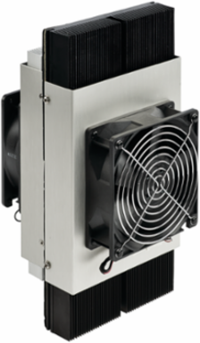 Thermoelectric Cooler TE12 48V without Shroud, 11.81x6.02x7.40 Anodized Aluminum