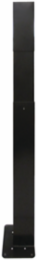 Adjustable Mounting Post 84 Inch x 12 Inch x 10 Inch, Black Steel, 42-45 Rack Units