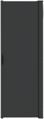 Adjustable Rack Gap Panel 93.75 x 60 Inch Black Mild Steel