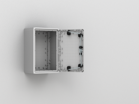 Wall mounted, 1000x1000x320, Combinable enclosure, no MP, polyester, IP65