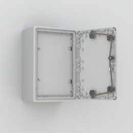 Inner Door 500x500mm Glass Fiber Reinforced Polymer IP20 Lock