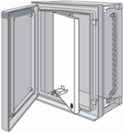 Ultrx Swing-Out Panel, fits 1025x825mm, White, Steel