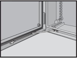 Ultrx Door Stop Kit, fits Ultrx, SS Type 304