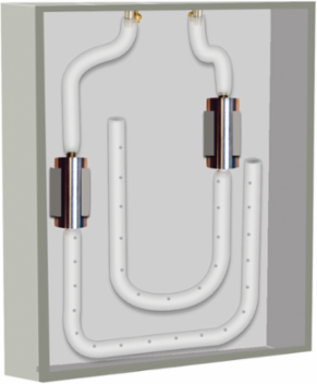 Quiet Vortex Cooler Air Duct, Type 12 4 4X, White