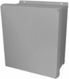 VJ Flat Opaque Cover Type 4X, 11.32x9.32x5.4, Lt Gray, FRP, HW