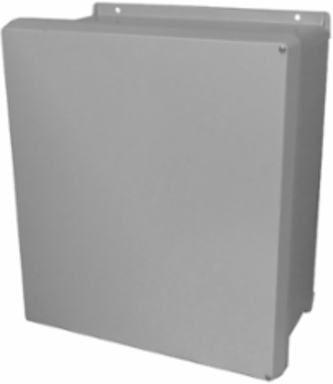 VJ Flat Opaque Cover Type 4X, 13.32x11.32x5.6, Lt Gray, FRP, HW