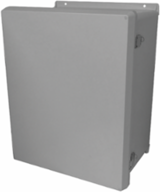 VJ Flat Opaque Cover Type 4X, 30.91x25.47x11.0, Lt Gray, FRP, HWPL