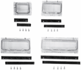 VM Hinged Window Kit, Transparent, Unpainted, Polycarbonate, VM-CTHS53