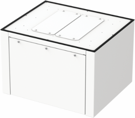 WeatherFlo HD Aluminum Base, 24 Inch x 68-1/2 Inch x 30 Inch, IP32