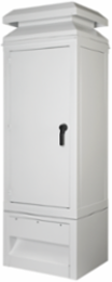 WeatherFlo HD Enclosures 1-Door Type 3R, 74.14x36.00x30.00, White, Aluminum