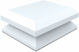 Tops, 15.53x36.00x33.42, White, Aluminum