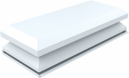 Tops, 15.53x68.89x33.42, White, Aluminum