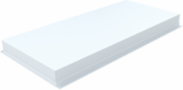 Tops, 5.50x68.89x33.42, White, Aluminum