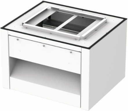 WeatherFlo HD Vented Aluminum Bases 24 Inch x 68.56 Inch x 30 Inch, IP32