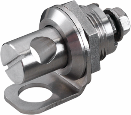 WaterShed Padlocking Latch Kit, 1.1x1.1x.25, Brushed, Stainless Steel 304