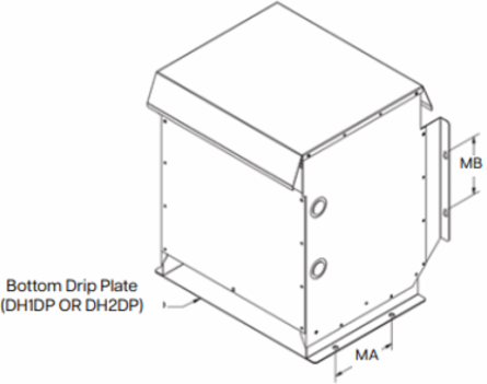 CN2 WALL MOUNT AND DRIP PLATE KIT