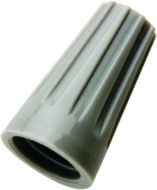 Wire-Nut® Connector Model 71B® Gray, Box of 100, #22 to #6 Gauge