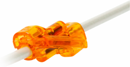 SpliceLine In-Line Wire Connector 2-Port, Jar of 300, 1/2 Inch Knockout