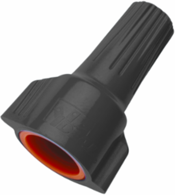 WeatherProof Wire Connector Model 61® Gray/Orange for Damp/Wet Locations, Jar of 150