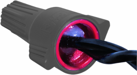 WeatherProof Wire Connector Model 62® Gray/Red, 1000 Count, UL Listed
