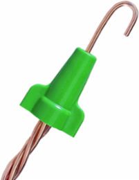 Greenie Grounding Wire Connector Model 92, Bag of 500, High-Torque Design