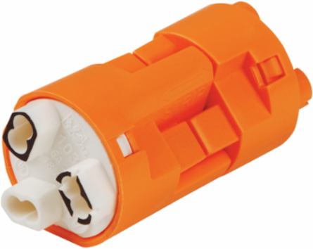 PowerPlug® Luminaire Disconnect 3-Wire, Fits 1/2 Inch Knockouts, Jar of 100