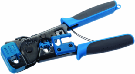 Telemaster Modular Plug Crimp Tool for Cat 5e/6, Lightweight, Precision Crimping