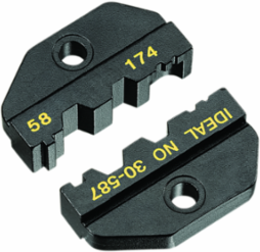 Coax Die Set for Crimpmaster™ Tool, 4 Cavity Hex Die 0.213 Inch