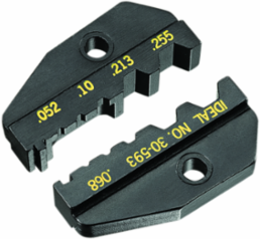 Coax Die Set for Crimpmaster Tool, 5 Cavity Hex Die Sizes 0.052" to 0.255"
