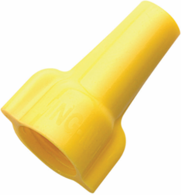 Wing-Nut Wire Connector Model 451 Yellow 500-Pack, 2 #18 to 4 #10 Compatibility