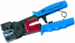 Ratchet Telemaster™ Cat 5e/6 Modular Plug Crimp Tool with Comfort Grip and Precision Dies